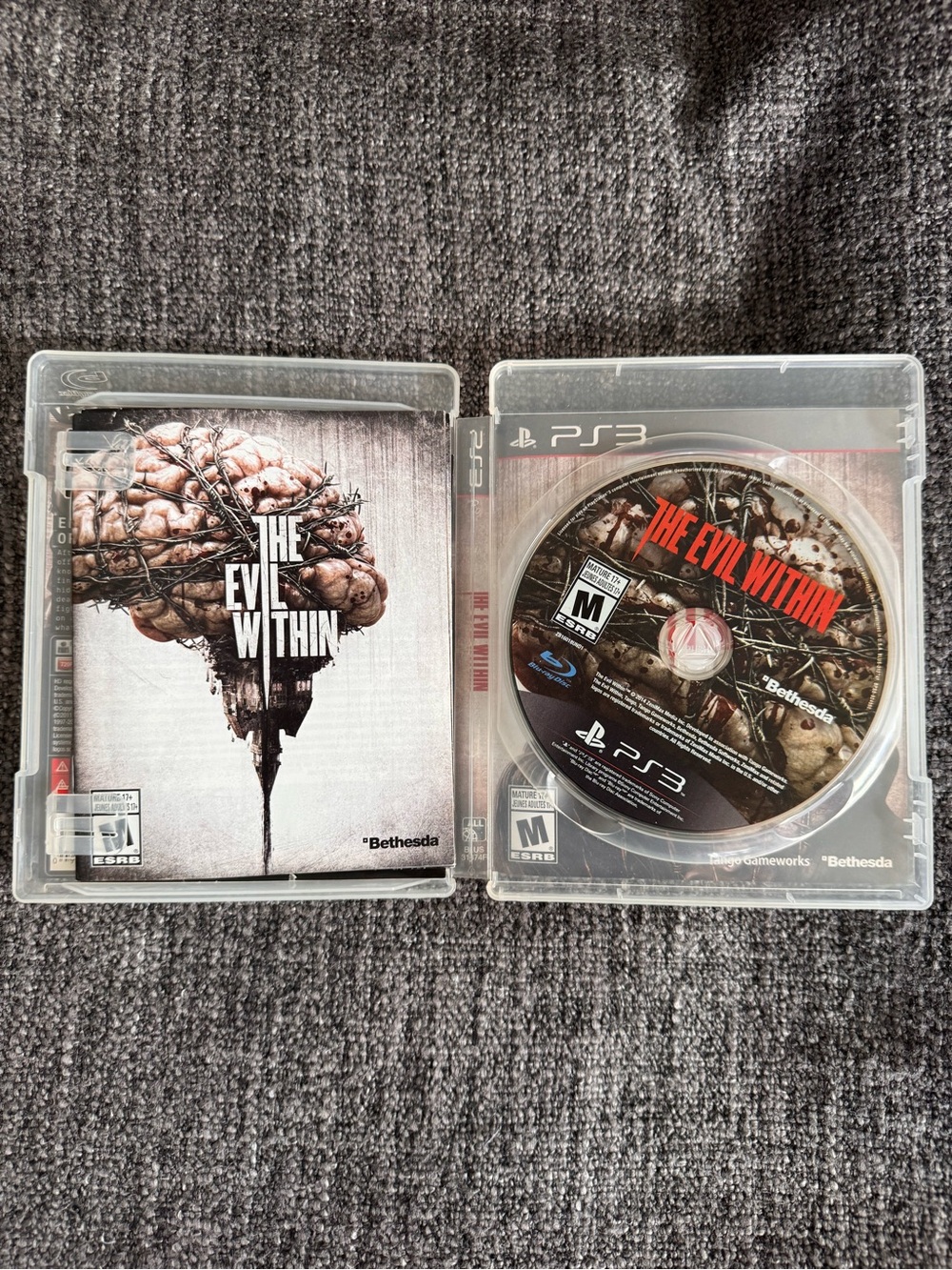 The Evil Within PS3 With Lenticular Slipcover Sony PlayStation 3 Game Complete - Picture 5 of 6